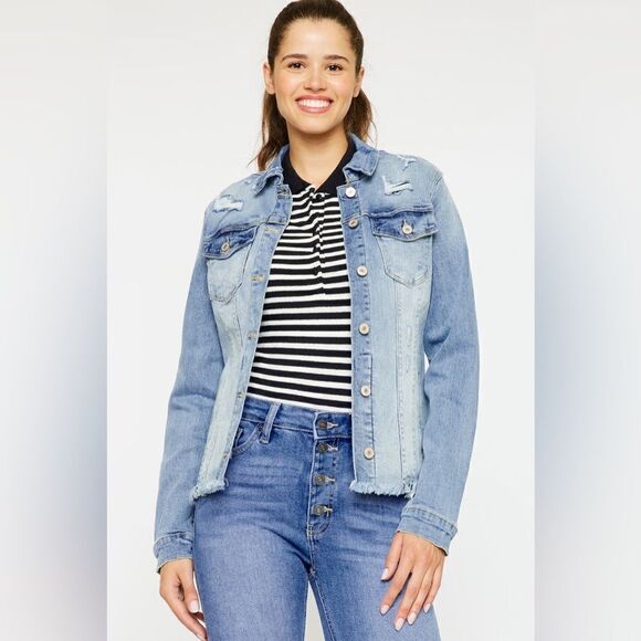 KanCan WILSON DENIM JACKET - Picture 2 of 15